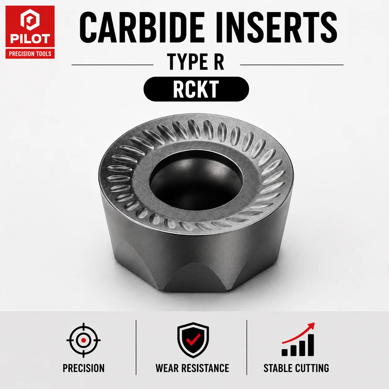 PILOT RCKT Milling Insert