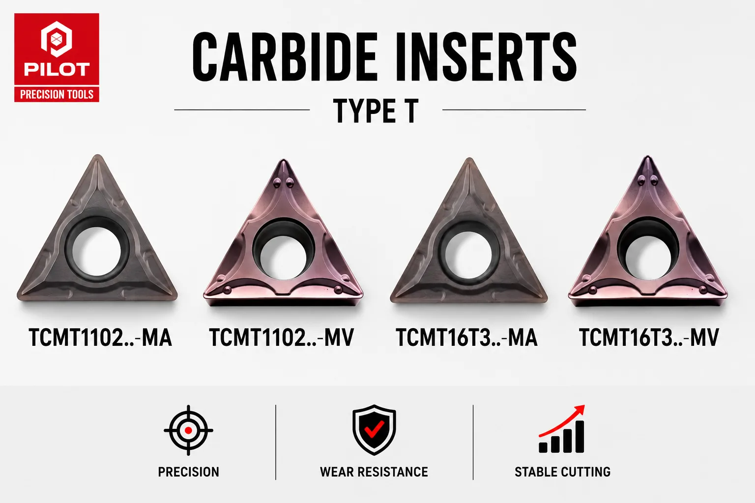 PILOT TCMT Turning Insert