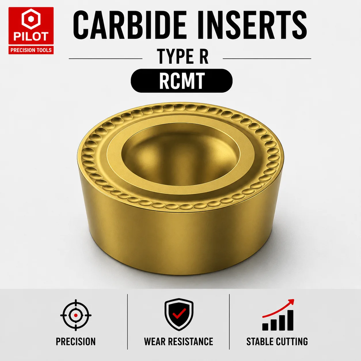 PILOT RCMT Milling Insert