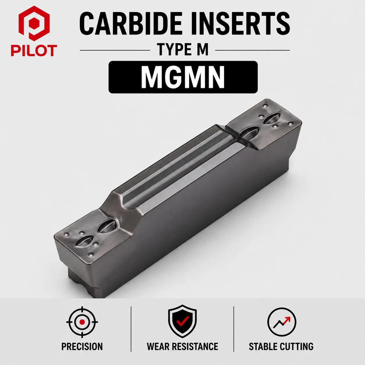 PILOT MGMN Grooving Insert