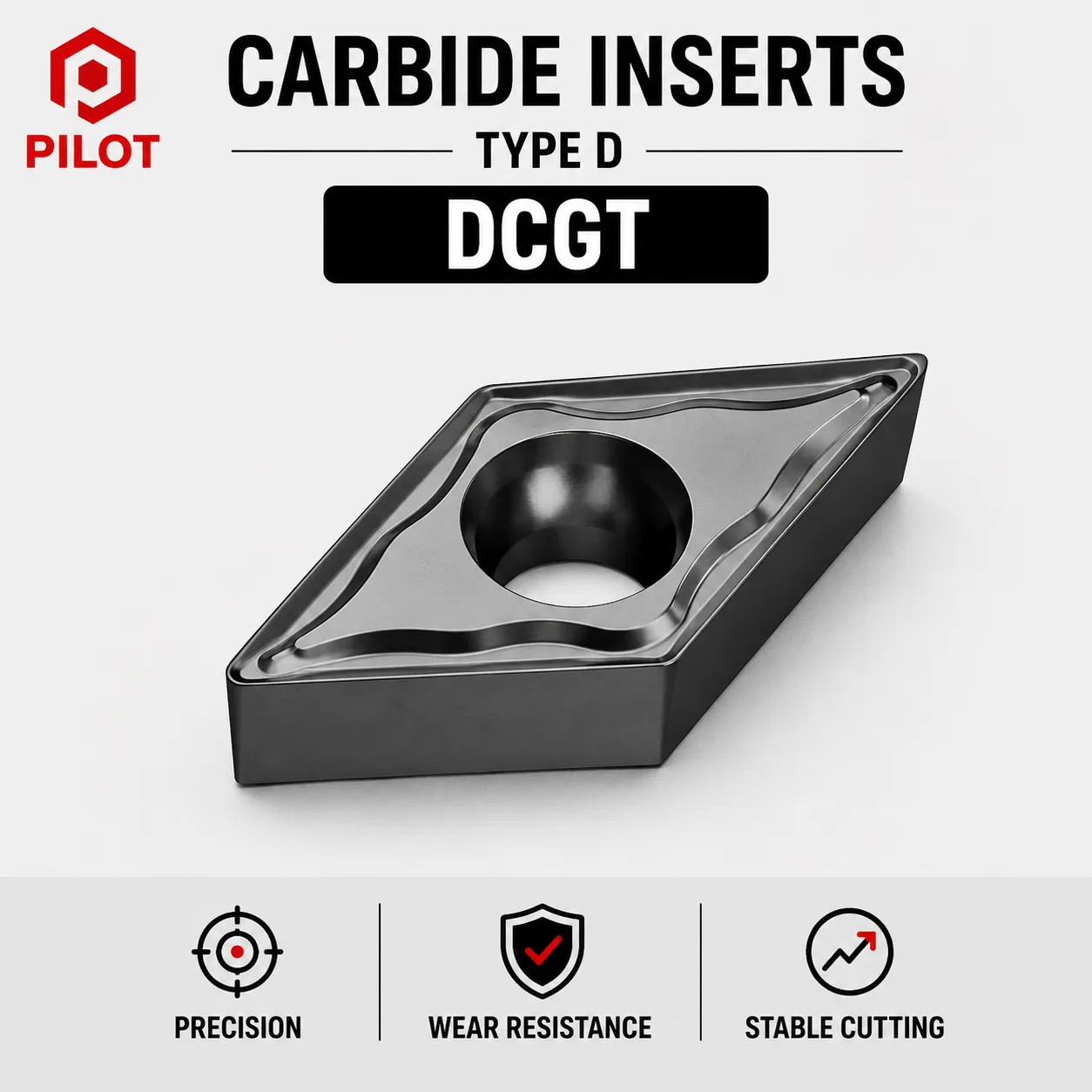 PILOT DCGT Turning Insert