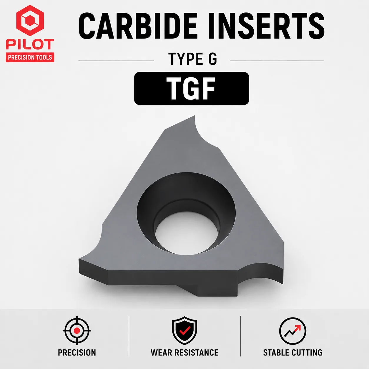PILOT TGF Grooving Insert