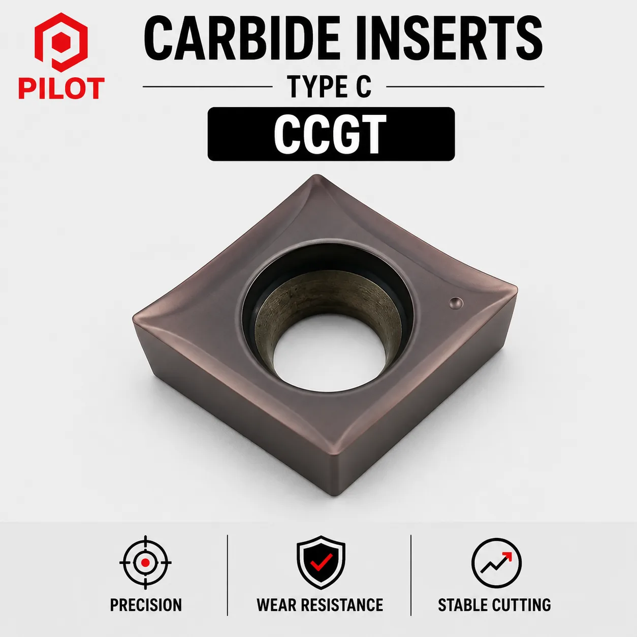 PILOT CCGT Turning Insert