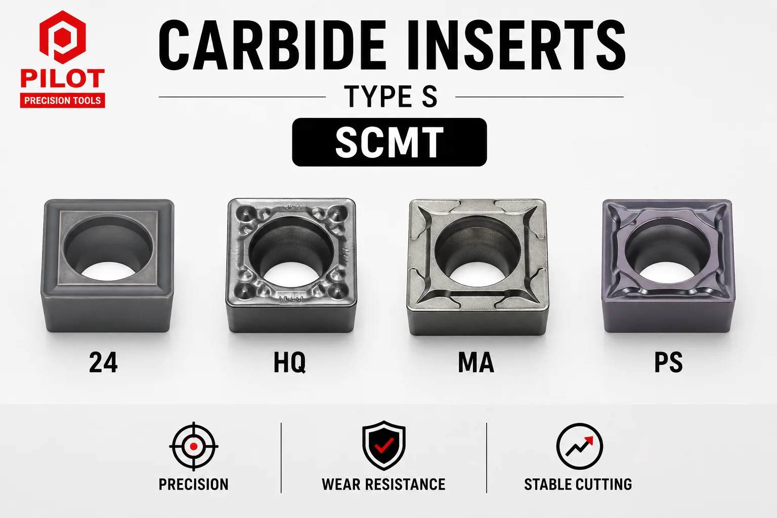 PILOT SCMT Turning Insert
