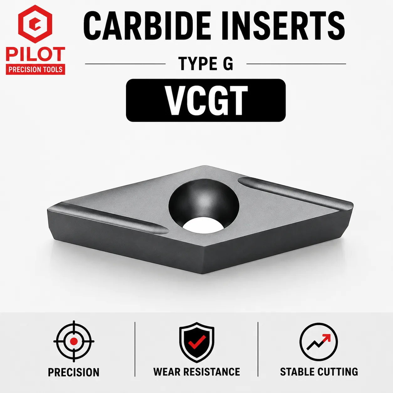 PILOT VCGT Turning Insert