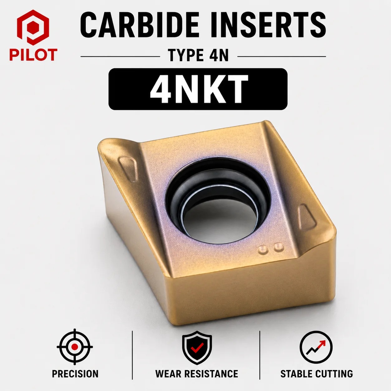PILOT 4NKT Milling Insert