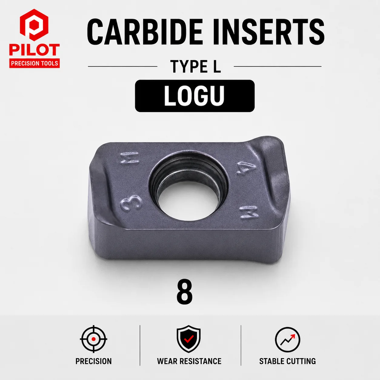 PILOT LOGU Milling Insert