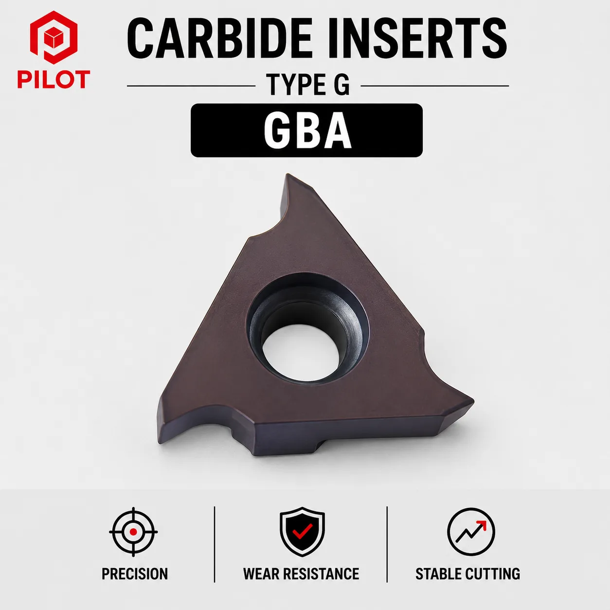 PILOT GBA Grooving Insert