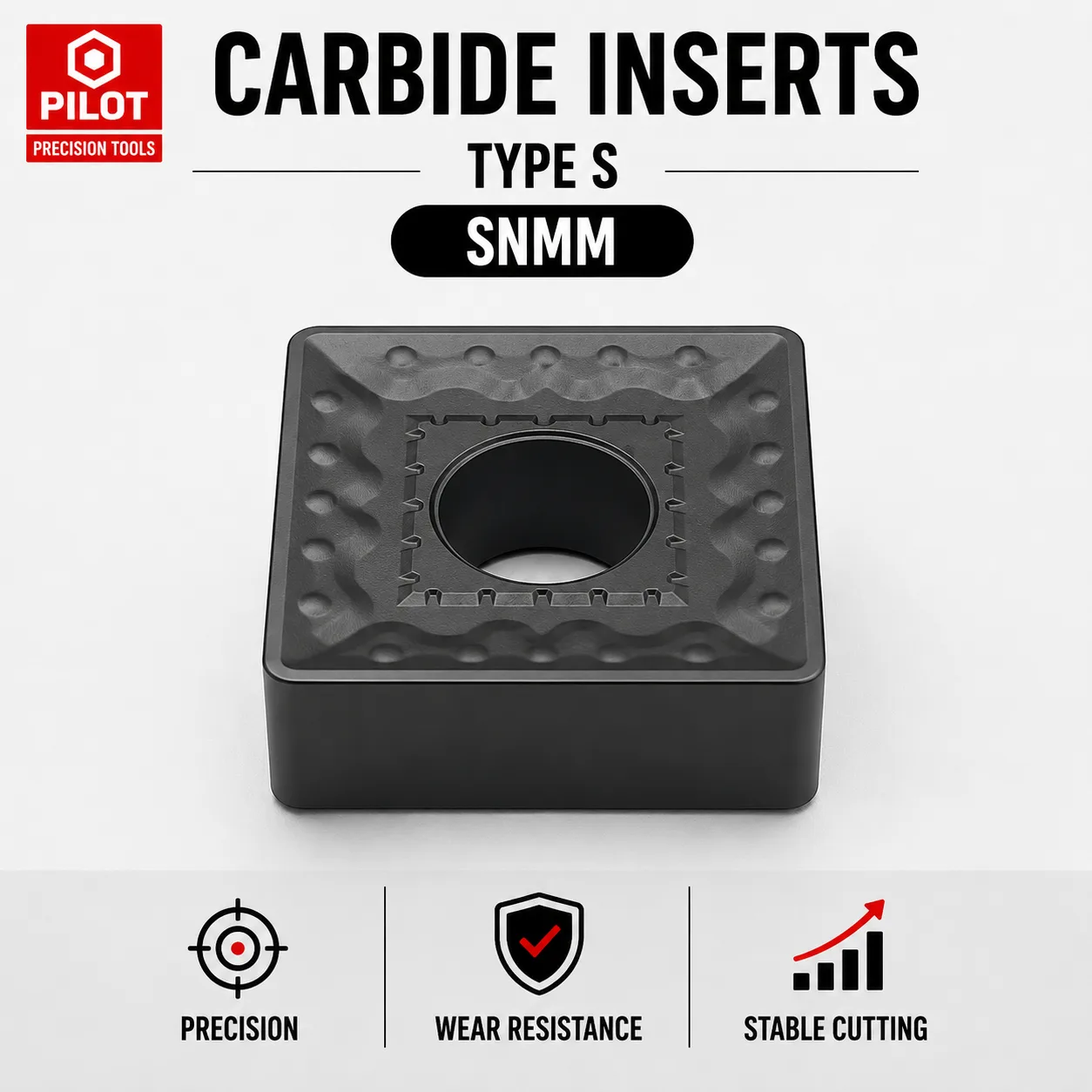 PILOT SNMM Turning Insert