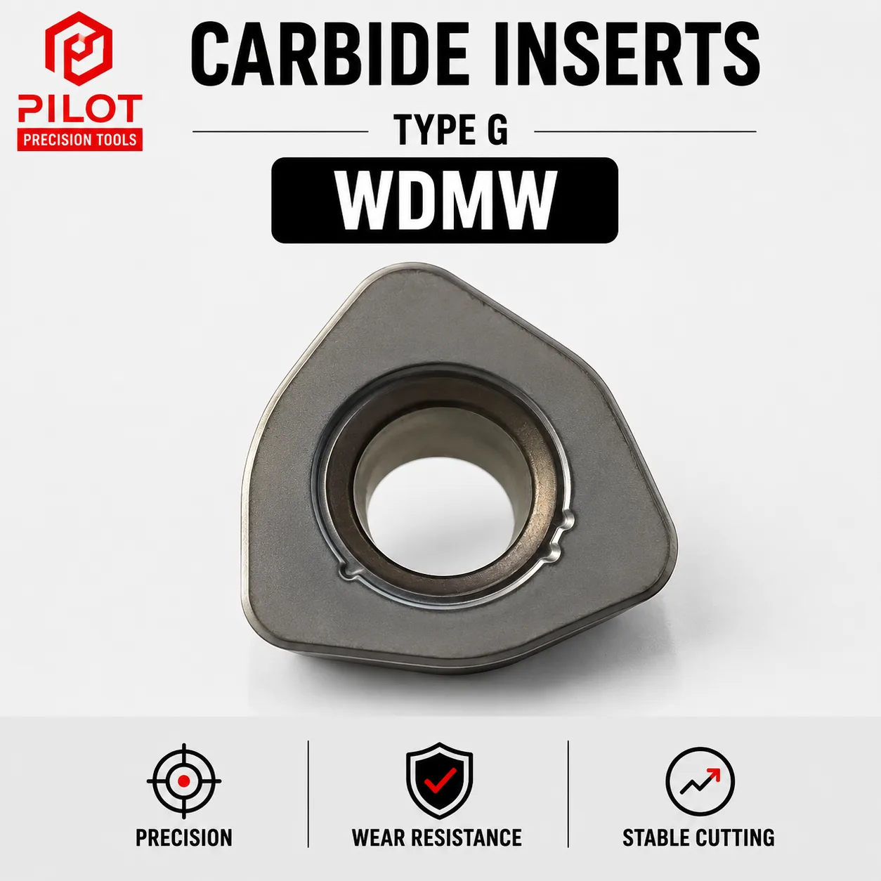 PILOT WDMW Milling Insert