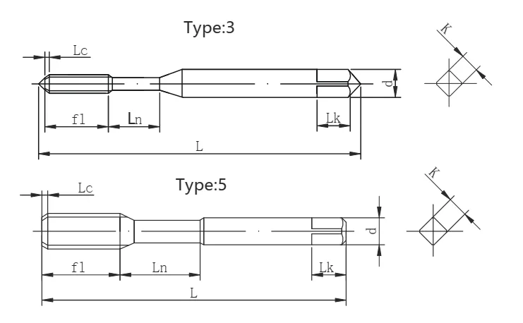 PILOT PL-SF45 ต๊าปร่องเกลียว 3